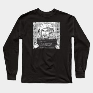 Mugshot Parody Artist Fan Art Long Sleeve T-Shirt